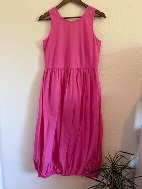 Maude Vivante Nora Bubble Dress in Hot Pink